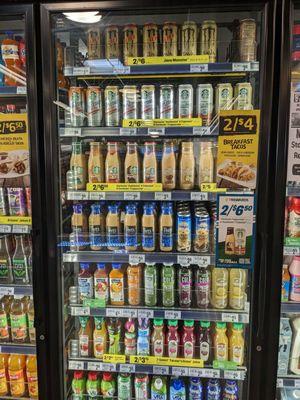 Their drink selection