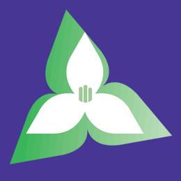 Trillium flower logo