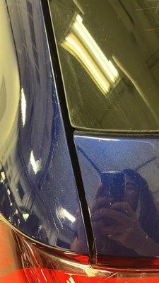 Scratch? Who knows. Just more bad touch up