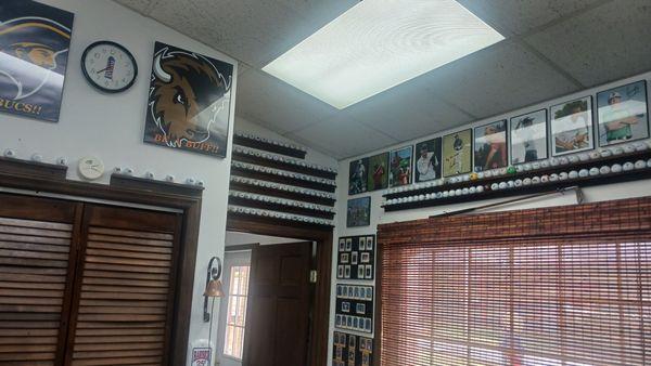 Some of the wall coverings