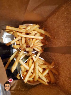 These fries were really good! Fresh, crisp and just enough salt.