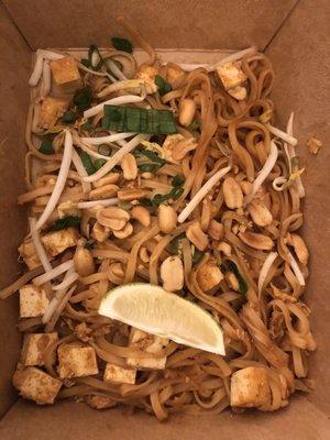 Phat Thai with Shrimp & Tofu *