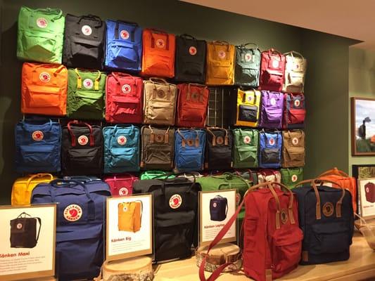 Backpacks galore!