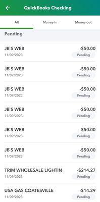 This is super suspect. Hoping that JB's reaches out to see how $600 was spent at this facility in I live in California.