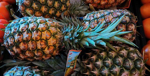 A few strategically placed bright lights showcase the selection, regardless of weather or time of day