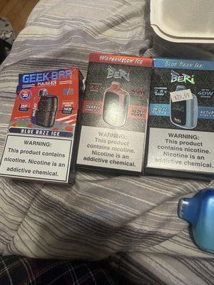 These are the 3 vapes. Obviously one is VERY DIFFERENT from the other 2!