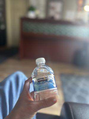 They will give a bottle of water after ur massage.