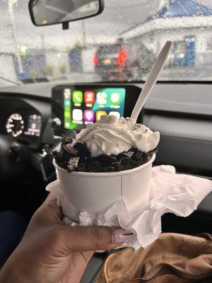 Huge sundae!