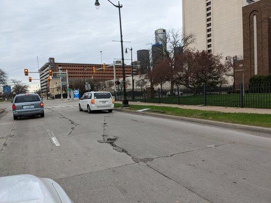 Bad taxi driver. Talks on phone while driver and doesn't adhere to street markings white driver. Don't get the cab with this guy