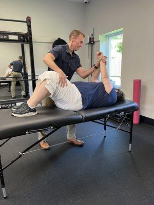 Physical Therapy inside local fitness facility