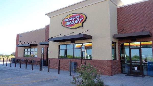 Close up of the building