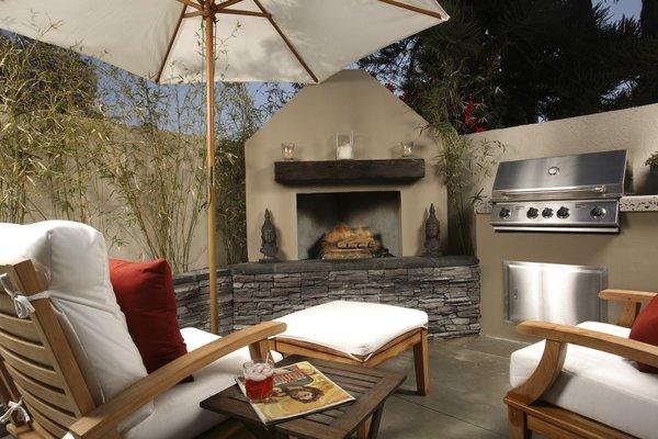 Outdoor fireplaces