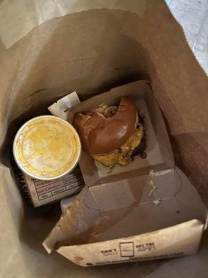 This is what we saw upon opening the bag..