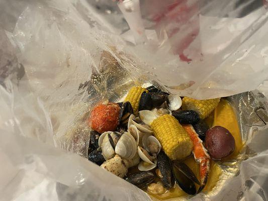 Half pound Create Your Own Seafood Combo