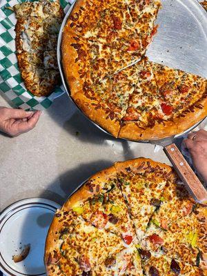 Marquitta and Chicken Pesto Pizza