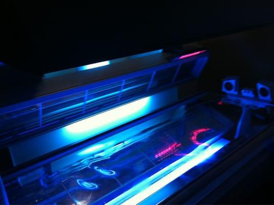 This is one of the two high pressure beds. Its great for bronzing