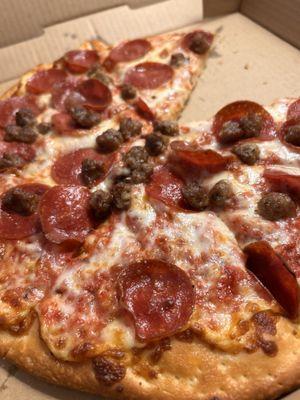 Sausage and pepperoni