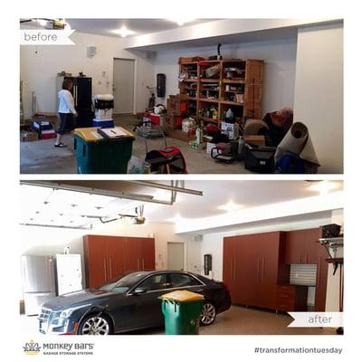 Monkey Bar Garage Storage