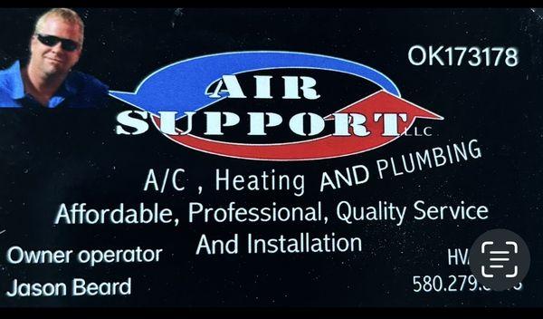 Air Support AC heating and Plumbing