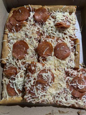 A few regular pieces.