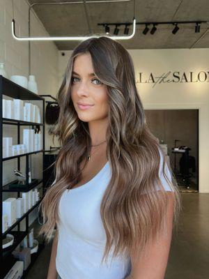 2 rows of hand-tied Extensions