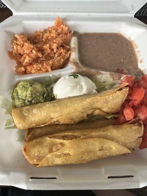 Chicken flautas