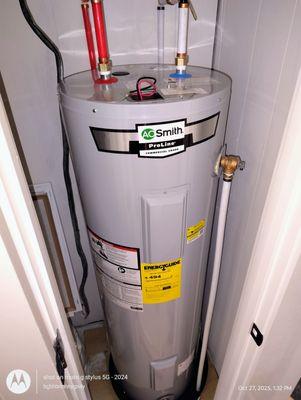 Electric Hot water heater .