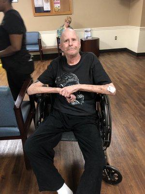 My dad who is a patient at willow wood Nursing Center.