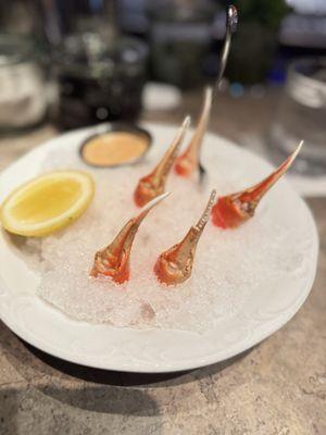 Crab claws (so good!)