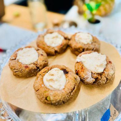 Gluten free Vegan chocolate chip protein cookies