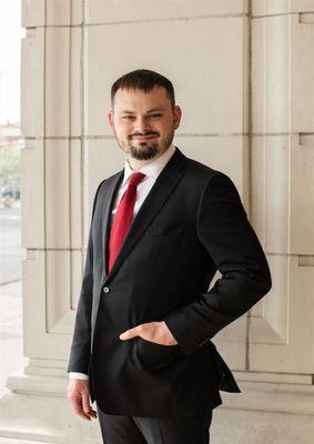 Tim Allen, Attorney and Owner of TDA Law, PLLC in a Suit