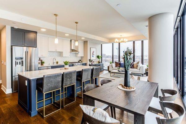 The Bower Model Kitchen with Dining Room