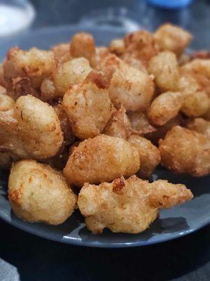 Hand battered cheese curds