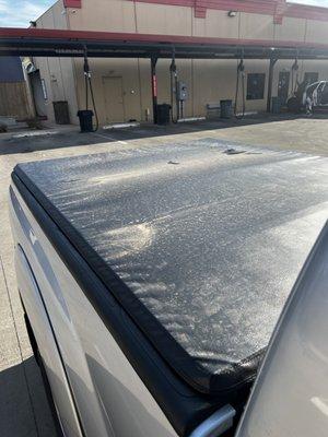 Simple dust from rainstorm