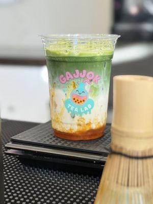 Peach Matcha