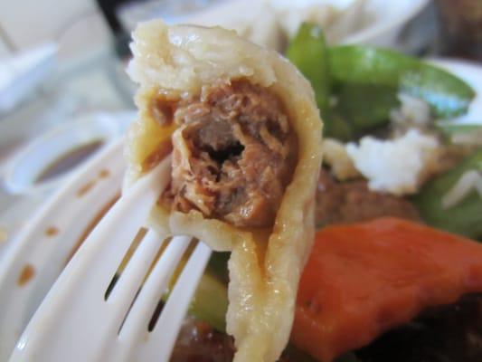 Steamed Dumplings. Dough a little on the thick side. Still good Though