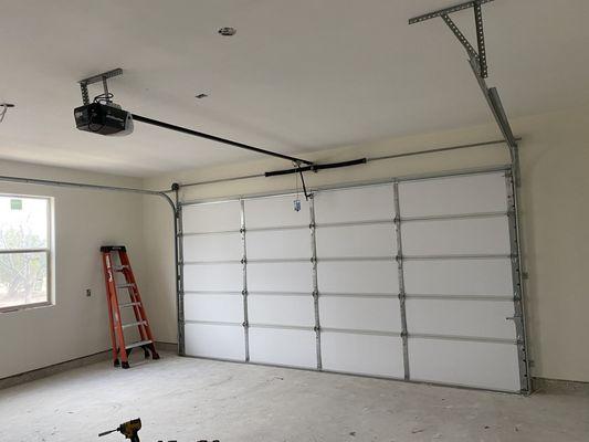 Insulated garage door