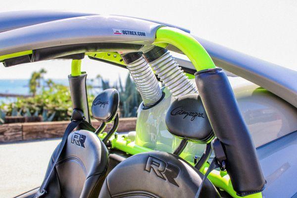 Chalk Gray rental roll cage safety