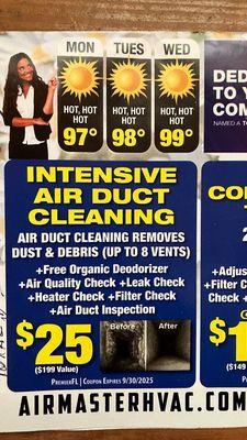 AirMaster advertising