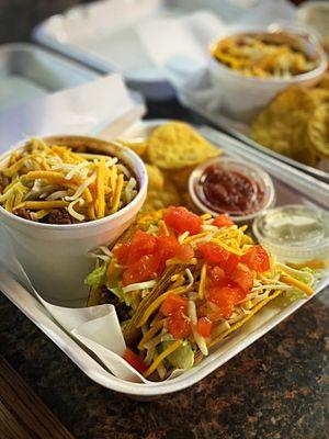 Hard Tacos with Taco Soup