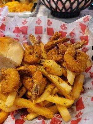 Shrimp and Cajun Fries basket