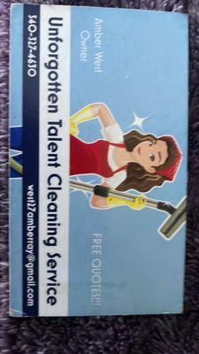 Unforgotten Talent Cleaning Service