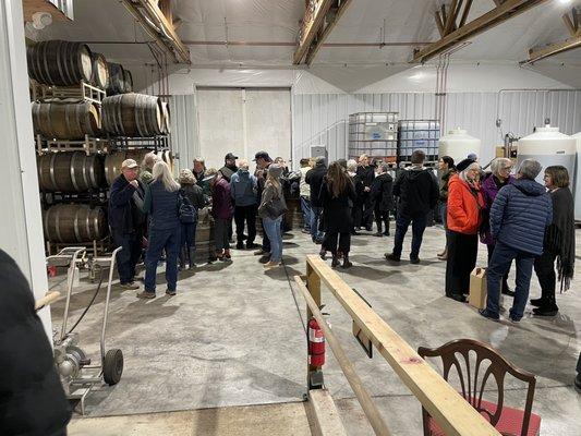 Grand opening of the new winery