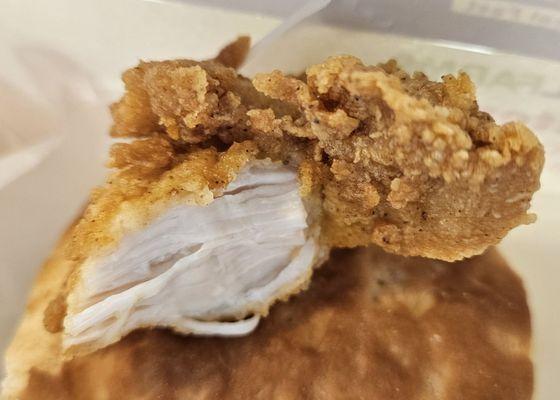 Hot and juicy chicken tender (breast)