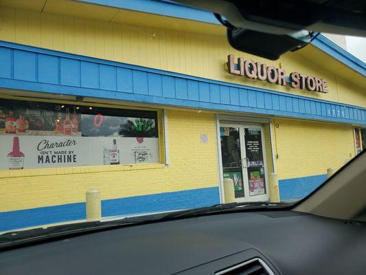 Front of store