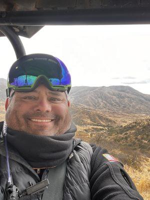 At the peak of the trail. Amazing views.