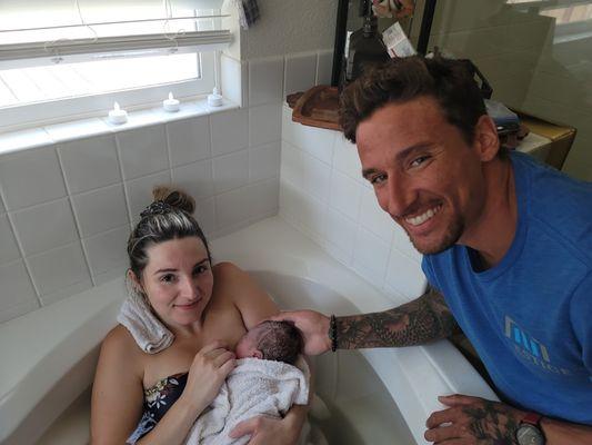 Post-birth bliss - mother and baby thriving with midwife care in Nevada