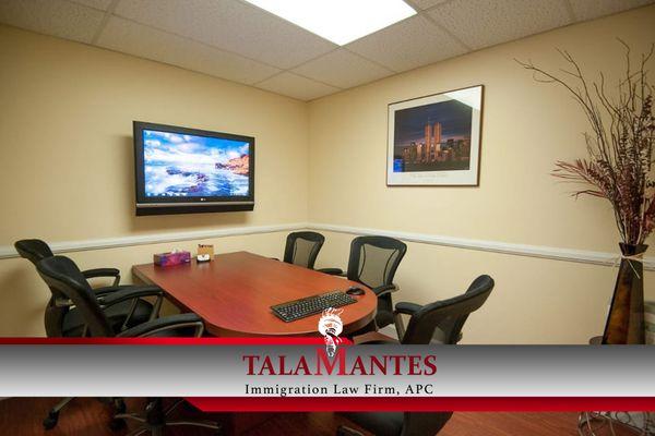 Talamantes Immigration Law Firm, APC's conference room