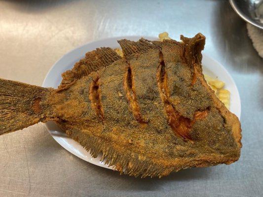Whole flounder