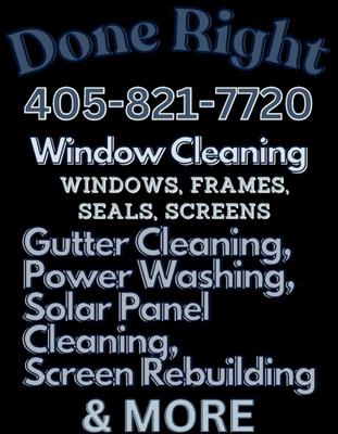 Done Right Window Cleaning